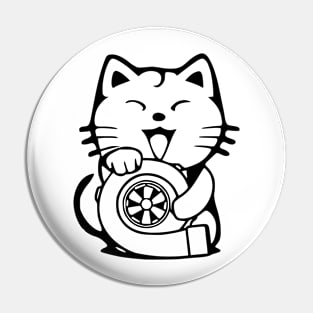 JDM Happy Turbo cat Pin