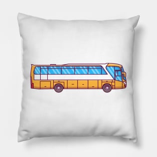 YELLOW TOURISM BUS Pillow