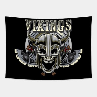 Viking Skull .3.1 Tapestry