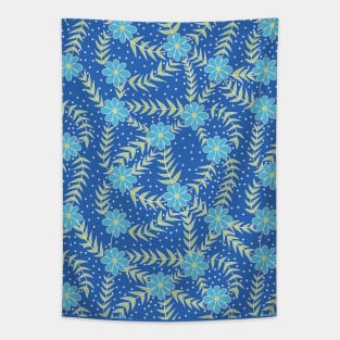 Floral Leafy Pattern Tapestry