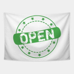 Open Stamp Icon Tapestry