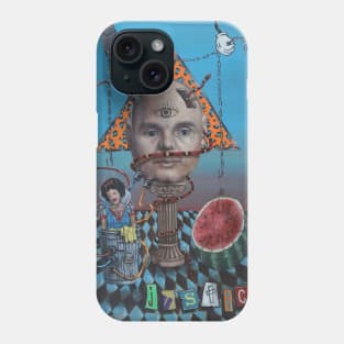 Your Memories Are Lies XXX: Justice | Labyrinth through Writer's Block | Acid Trip Surreal Pop Art Painting Phone Case
