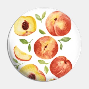 Summer Peaches Pin