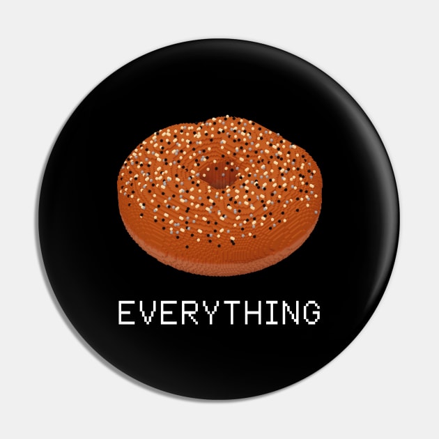 Everything Bagel #001 Pin by Pixelart World 