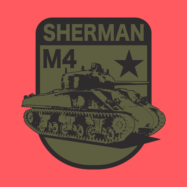 M4 Sherman (Small logo) by Firemission45