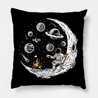 astronaut burn marshmallows Pillow