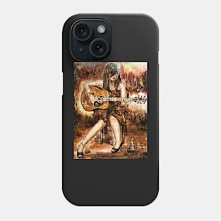 Guitar girl Phone Case