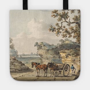 A Sandpit by Paul Sandby Tote