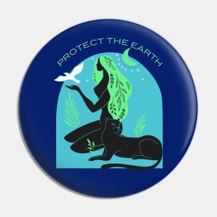 Protect the Earth Pin