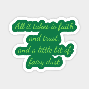 Fairy Dust Quote Magnet