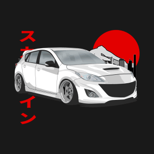 Mazda 3 2gen Retro Style JDM T-Shirt