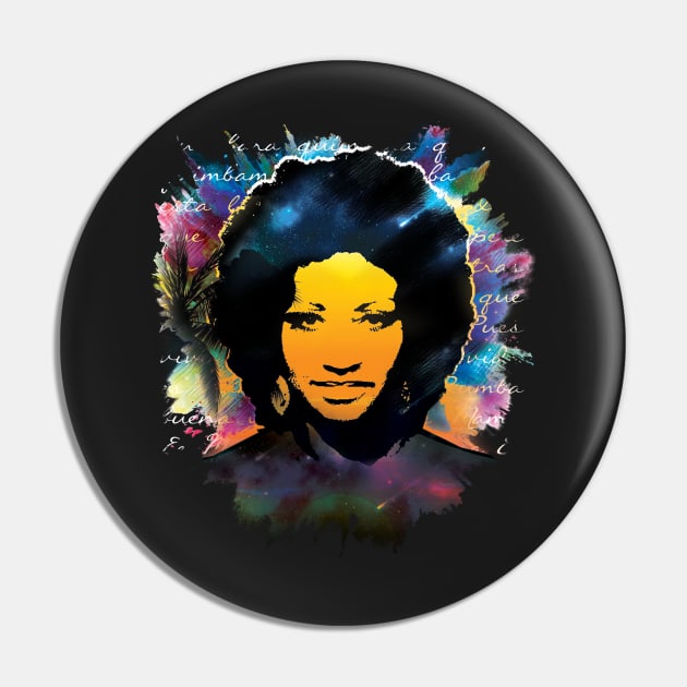 Celia Cruz Shirt Pin by TheLaundryLady