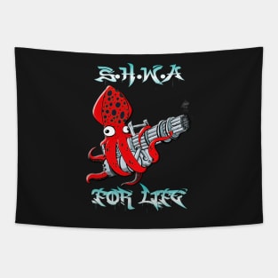 Squid Hunters WA 4 Life Tapestry