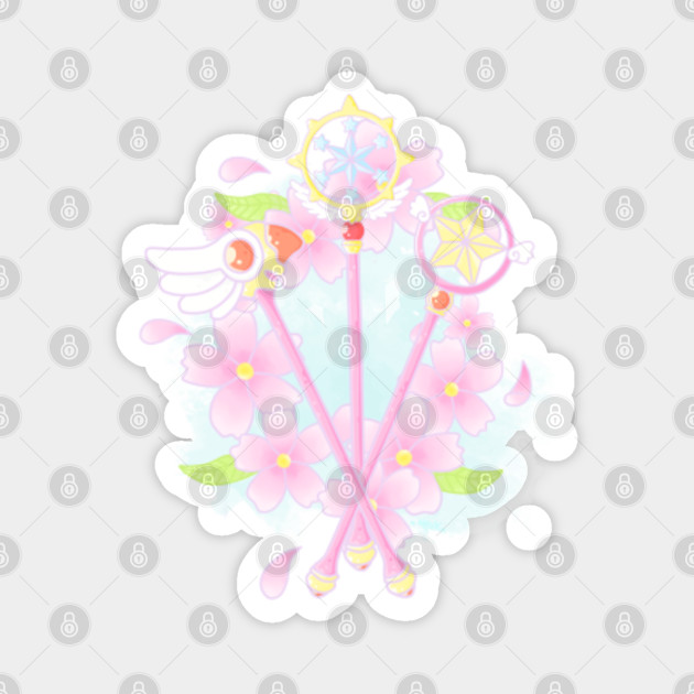 Wallpaper Cardcaptor Sakura Wands Cardcaptor Sakura Magnet Teepublic Au For iPhone Free