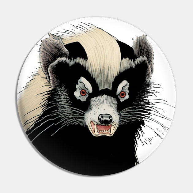 My Skunk is my Service Animal No. 1: This Means Stay Away! Pin by Puff Sumo