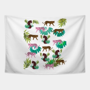 Wild Tigers Tapestry