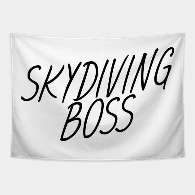 Skydiving boss Tapestry by maxcode