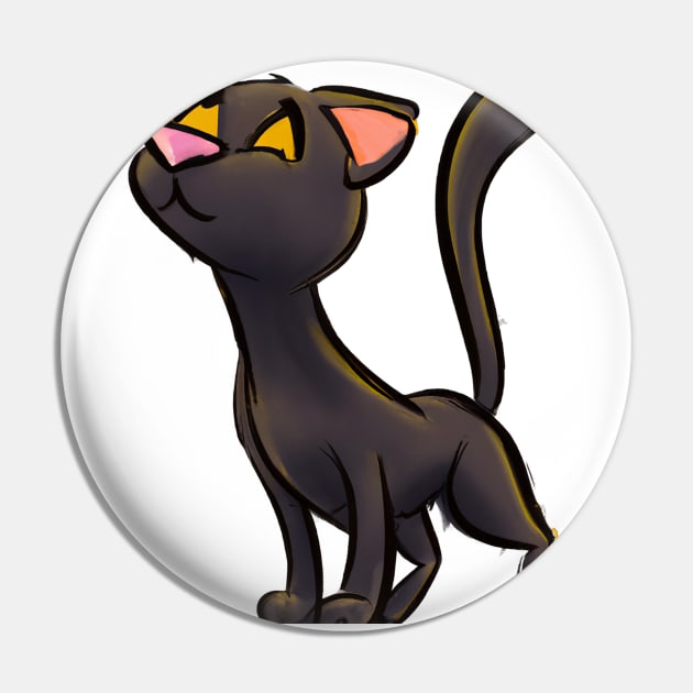 Cute Black Panther Drawing Pin by Play Zoo