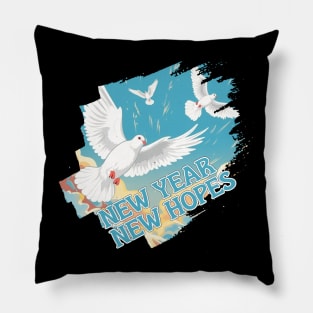 New Year, New Hopes Pillow