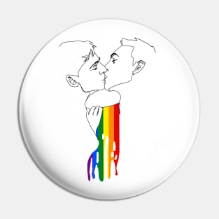 Love vs hate Pin