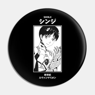 Shinji Ikari Neon Genesis Evangelion Pin