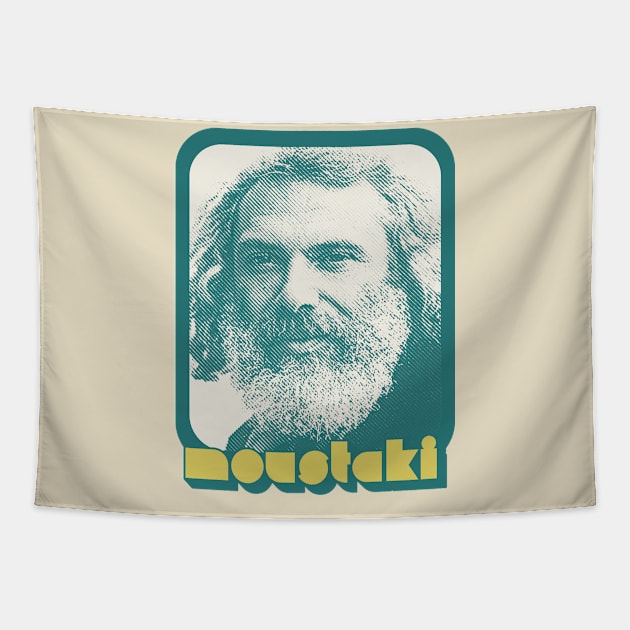 Georges Moustaki || | || Retro Style Fan Art Design Tapestry by DankFutura