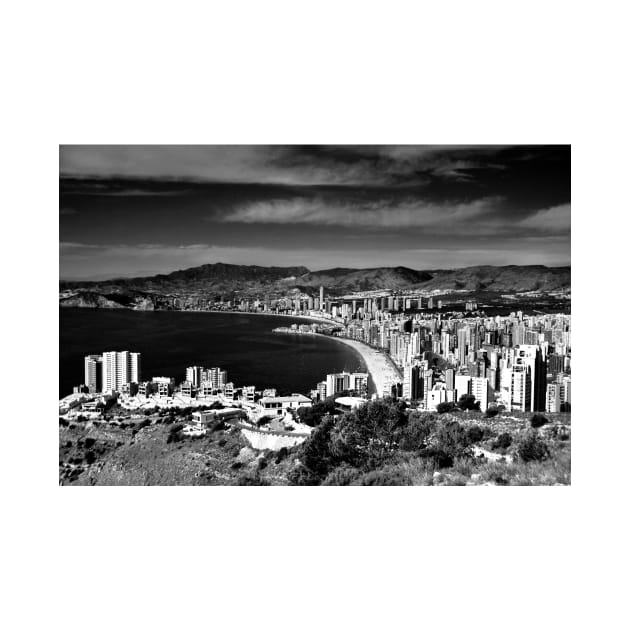 Benidorm Skyline Cityscape Costa Blanca Spain by Andy Evans Photos