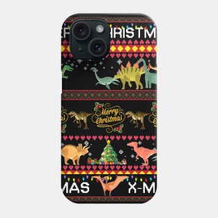 Saurus Christmas T shirt Funny For Cat Lovers Phone Case