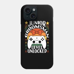 Junior Groomsman Level Unlocked Wedding Party Phone Case