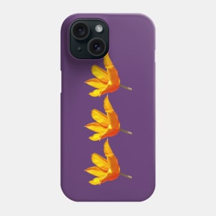 Three Orange Tulips Floral Photo Phone Case