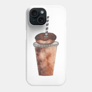 Donut coffee Phone Case