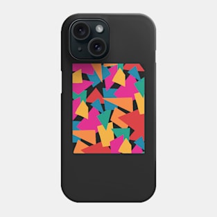 Abstract pattern 80s style geometric Phone Case