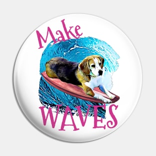 WAVES Beagle Pin
