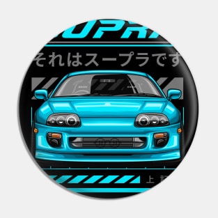 Supra MK4 JDM Legends (ocean blue) Pin