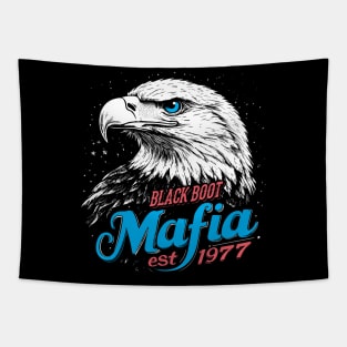 Black Boot Mafia Eagle Tapestry