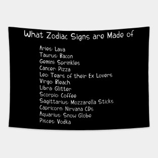 A Zodiac Sign Test: What Zodiac Signs are Made Of Tapestry