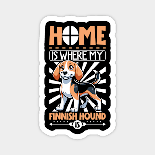 Home is with my Finnish Hound Magnet