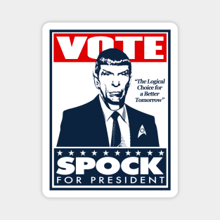 Vote STAR TREK For President Magnet