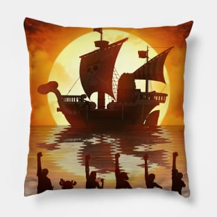 Straw Hat Pirate Pillow