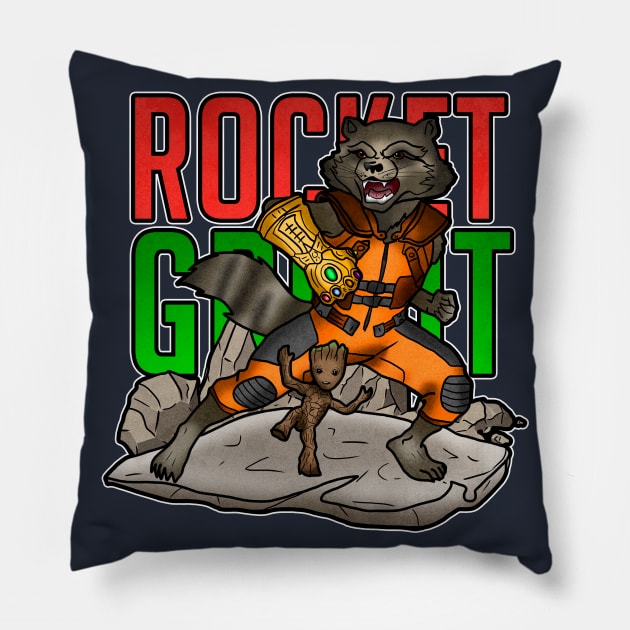 Guardians of the Galaxy Pillow by Brom Store