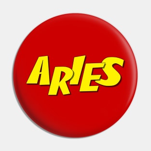 Aries Comic Style - Red Pin