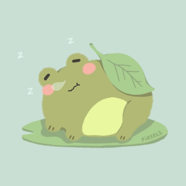 Sleepy Frog by Piexels