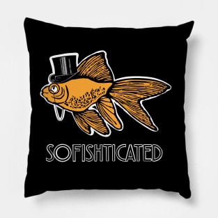 Sophisticated Goldfish Pillow