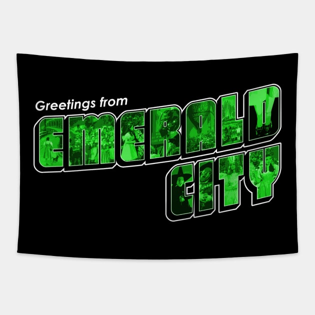 Emerald City Tapestry by nickbeta