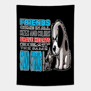 United Paws Friendship & Courage Dog Tapestry