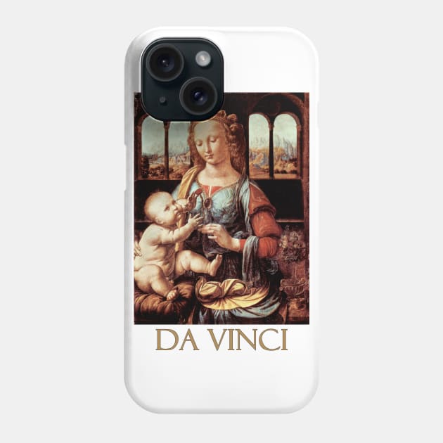 The Madonna of the Carnation by Leonardo da Vinci Phone Case by Naves