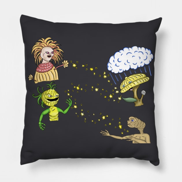 Heal the Home Planet Pillow by tiger1oo