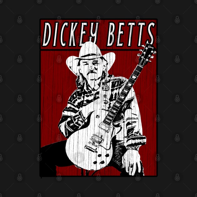Retro Vintage Dickey Betts - Dickey Betts - T-Shirt | TeePublic