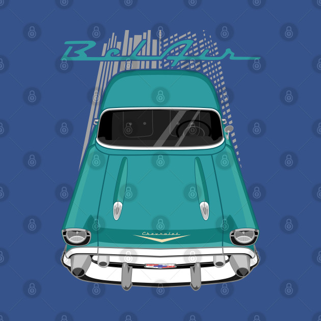 Discover Chevrolet Bel Air 1957 - twilight turquoise - 57 Chevrolet Bel Air - T-Shirt