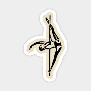 Aerialist Pole Dancer Splits Magnet